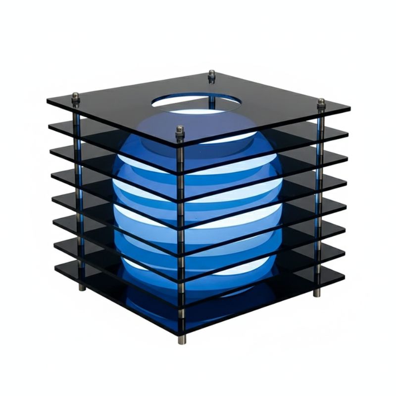 Lampe De Table En Acrylique Avec Éclairage LED Rechargeable