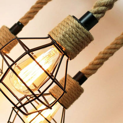 Suspension Industrielle Rustique Et Tendance
