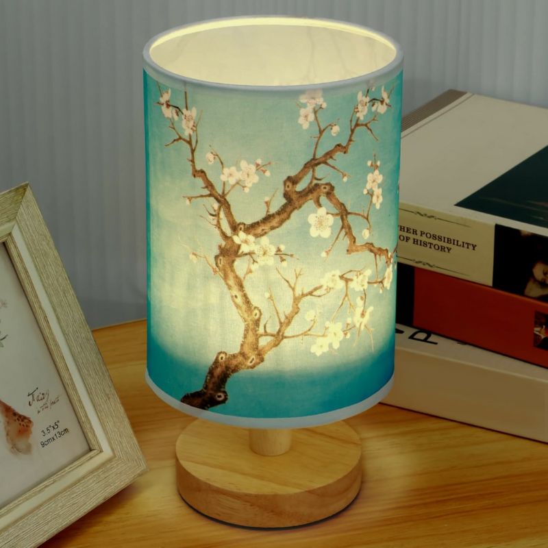 Lampe Japonaise Avec Veilleuse LED Intégrée