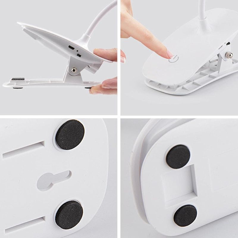 Lampe De Lecture À Pince Avec Clip Élégant