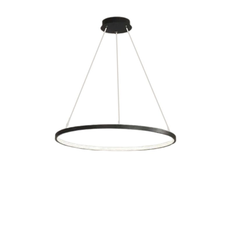 Suspension Chambre Anneau LED Élégante