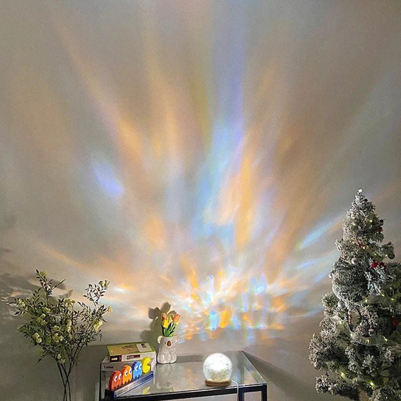 Veilleuse Cristal avec Effet Ondulation D’Eau