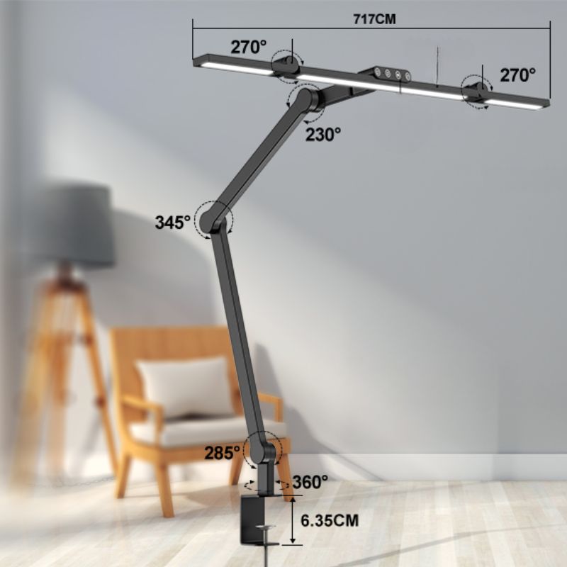 Lampe de Lecture LED Moderne à Intensité Réglable