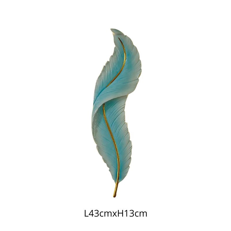 Applique Murale Salon Plume LED Moderne