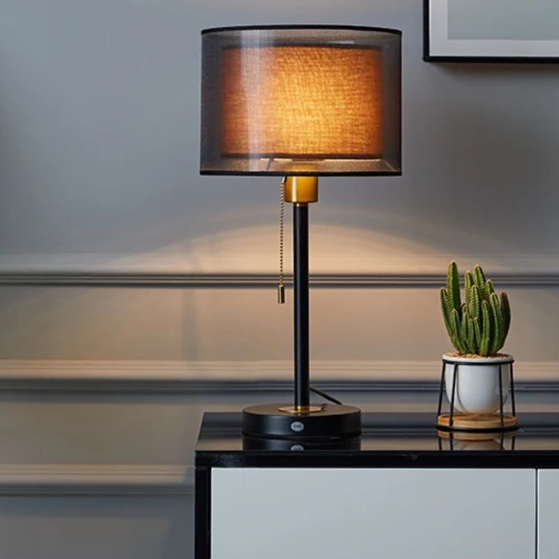 Lampe De Table Style Américain Raffiné
