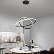 Lampe Design Suspendue Double Anneaux Élégants