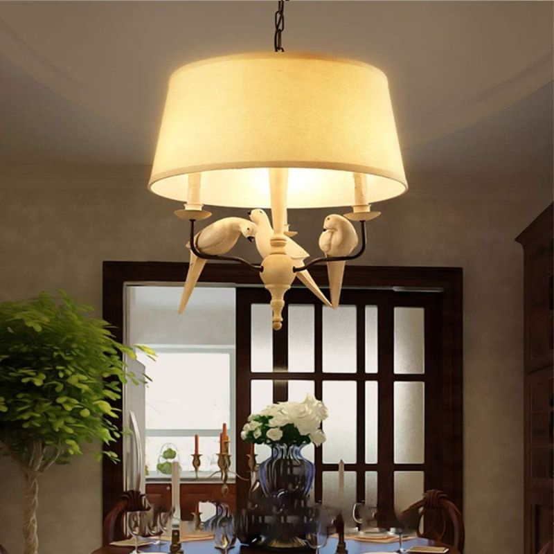 Suspension Vintage avec 3 Oiseaux