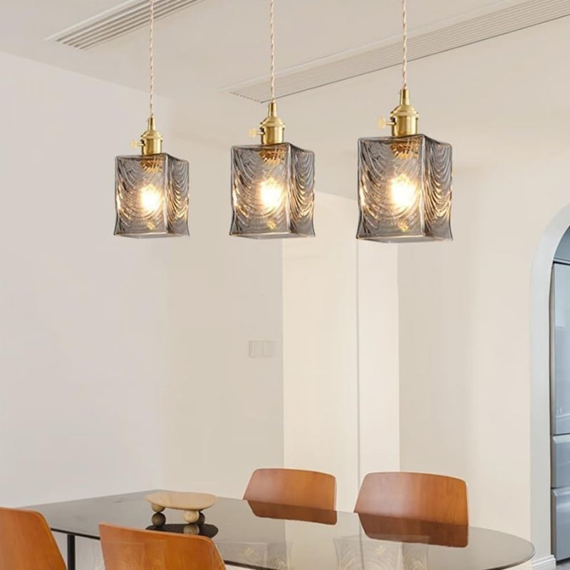 Suspension Vintage Cristal Éclat Rétro Élégant