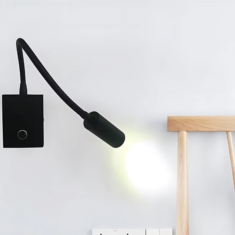 Applique Murale Noire Stylée Avec Interrupteur