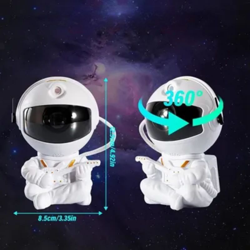 Veilleuse Astronaute Avec Nébuleuse LED Animée