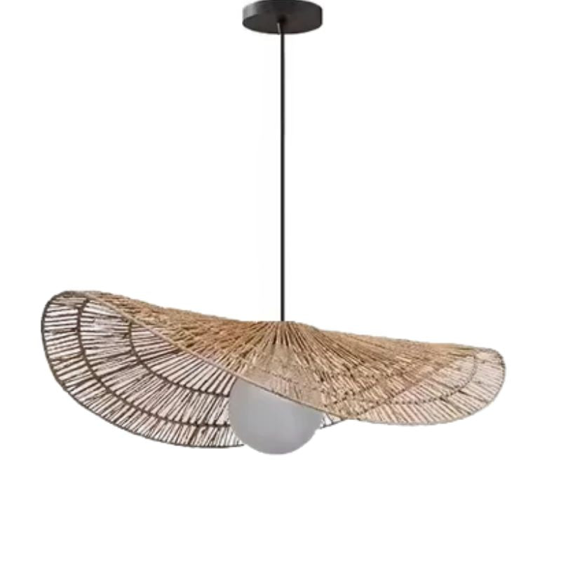 Suspension Escalier Luminaire En Rotin