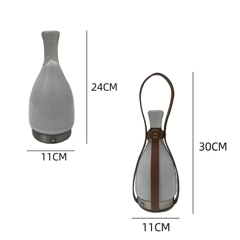 Lampe De Table Portable En Forme De Bouteille LED