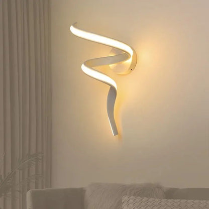 Applique Murale Escalier Design LED Spirale Élégante
