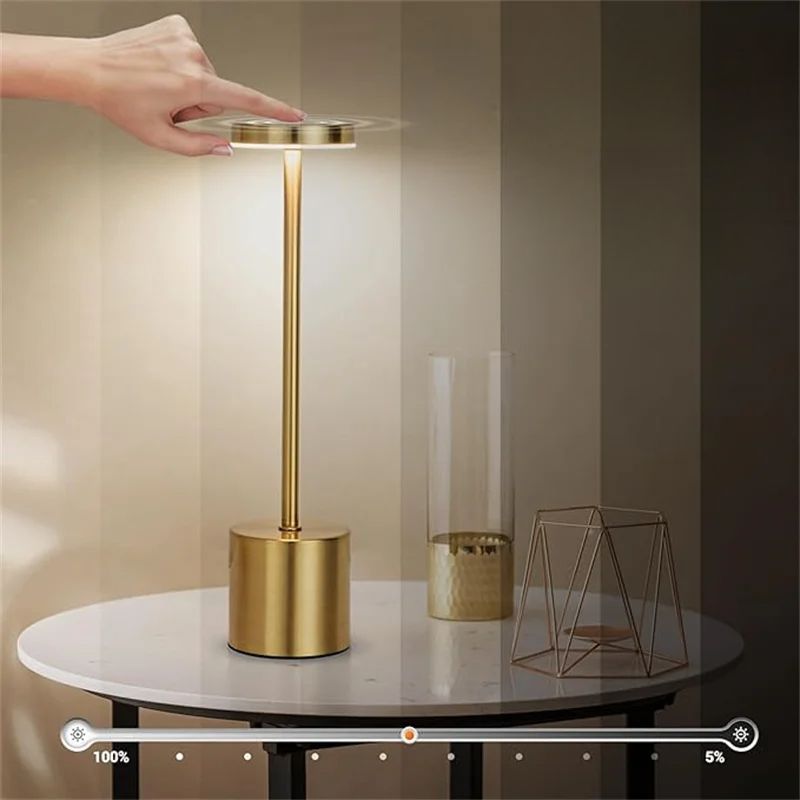 Lampe De Table Tactile À Intensité Réglable