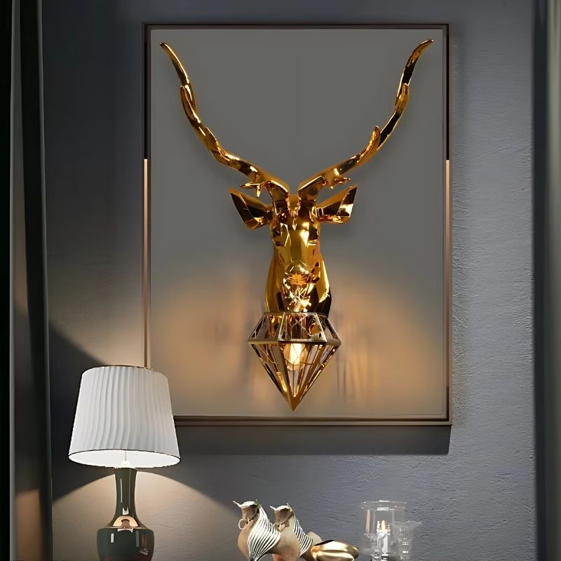 Applique Murale Chambre Silhouette Cerf En Bois