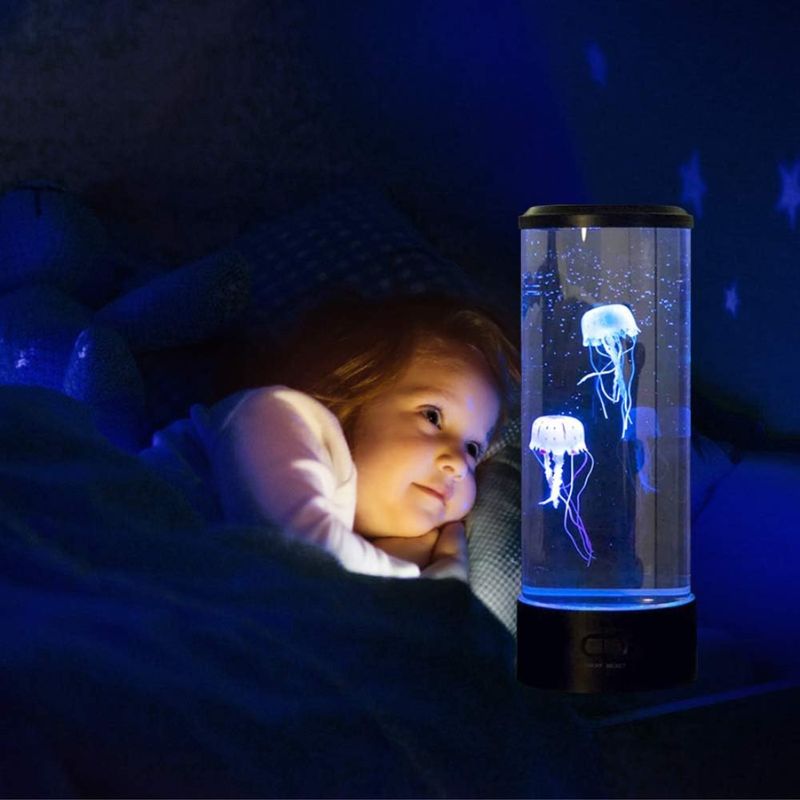 Lampe à Poser au Design d’Aquarium de Méduses