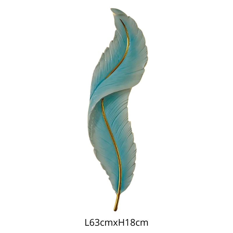 Applique Murale Salon Plume LED Moderne