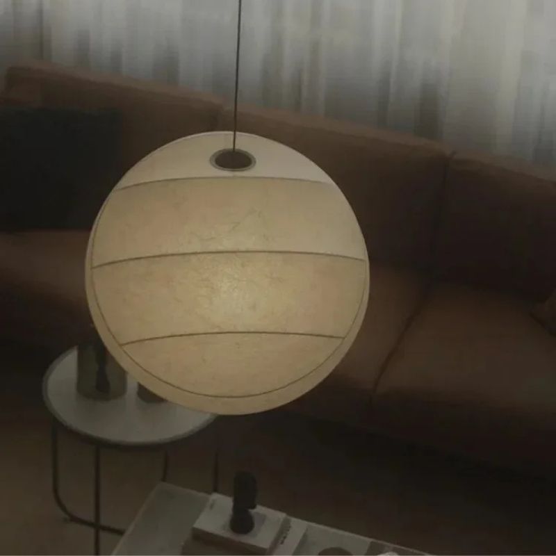 Suspension Japonaise Boule Papier Sculpturale