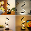 Lampe De Bureau Spirale Lumineuse