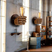 Applique Murale Industrielle Design Poing Sculpté