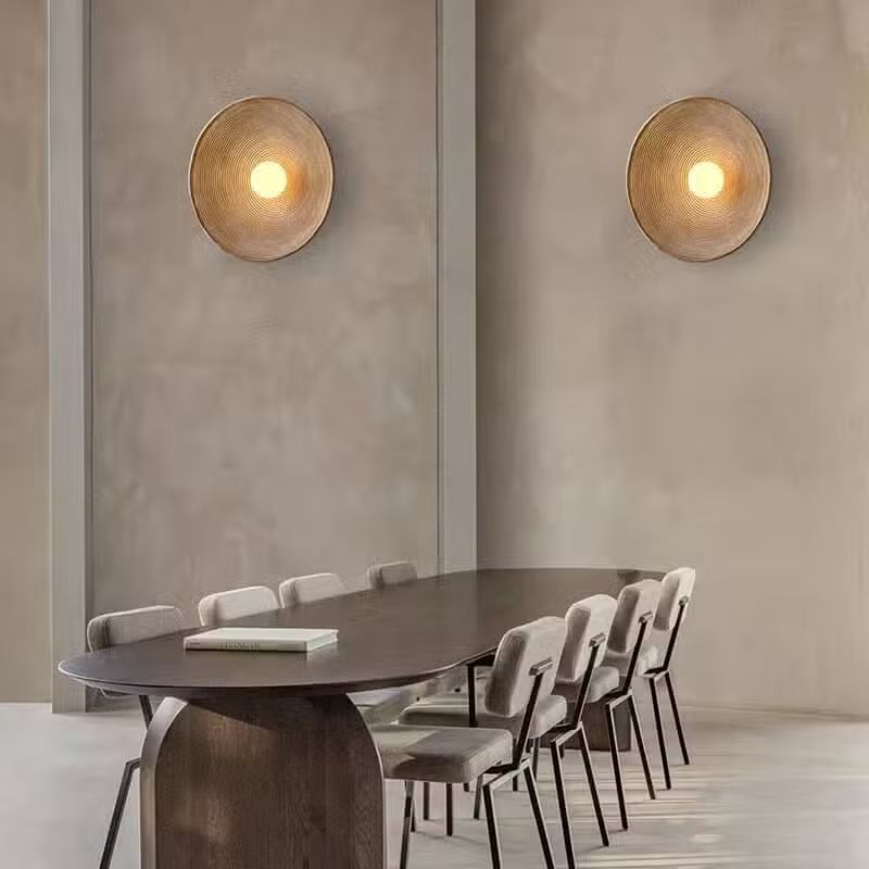 Applique Murale Circulaire Style Naturel