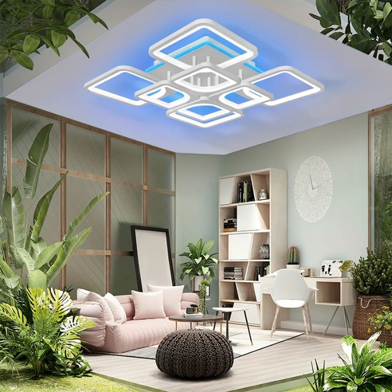 Lampe Moderne Carrée Style Contemporain LED