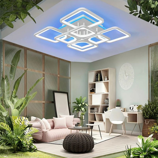 Lampe Moderne Carrée Style Contemporain LED