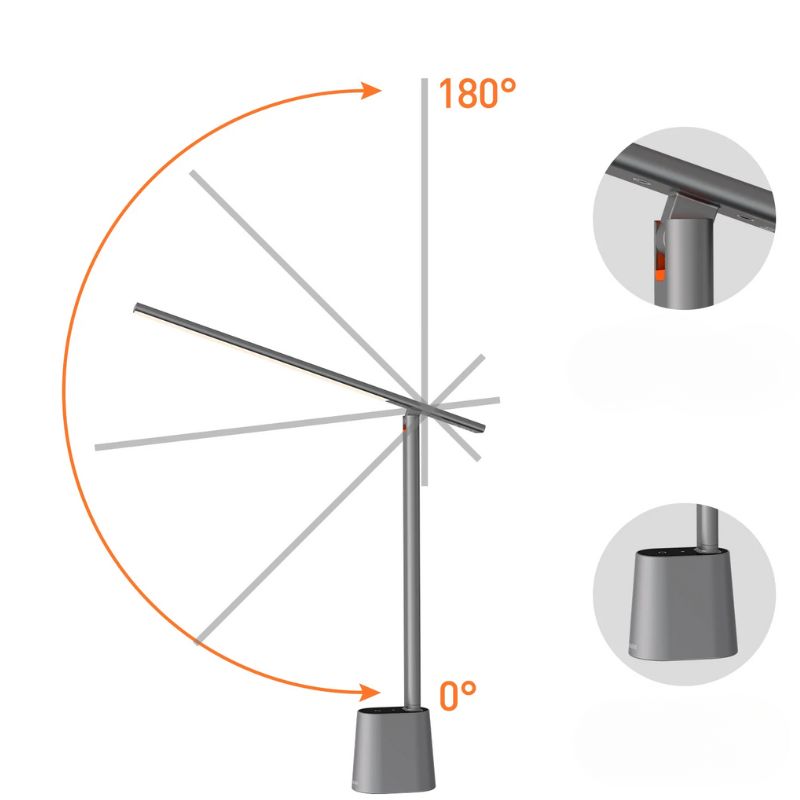 Lampe De Bureau Avec Lumière Adaptative