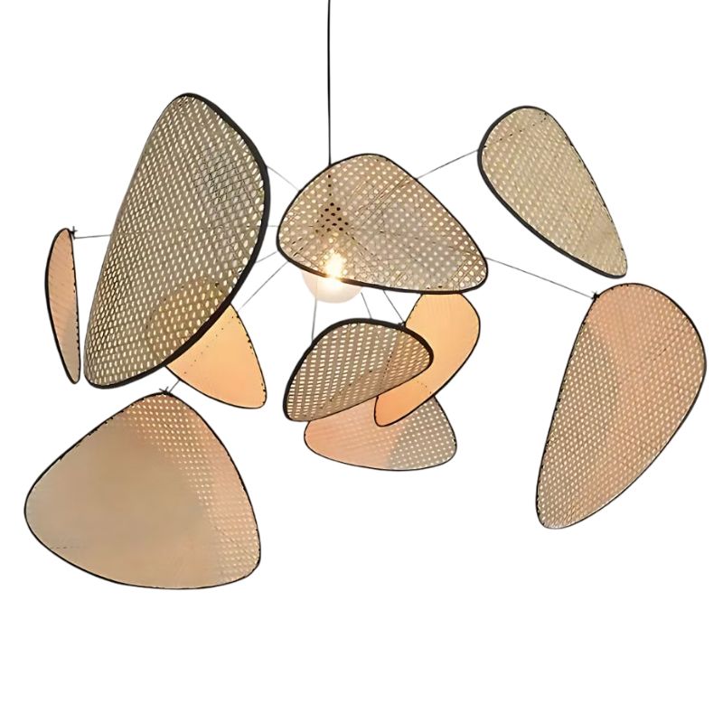 Suspension Japonaise en Rotin Style Raffiné