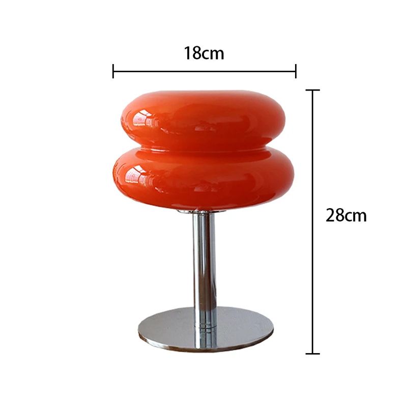 Lampe De Table En Verre Macaron Moderne