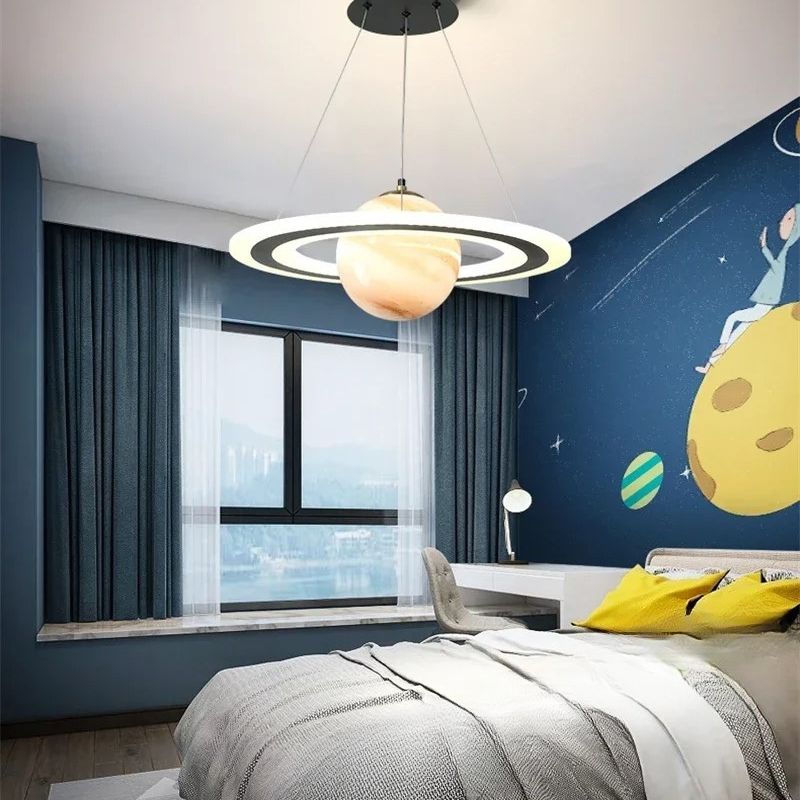 Suspension Chambre Planète Acrylique