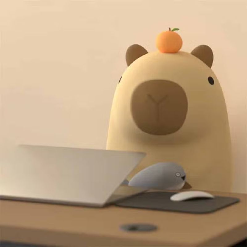 Veilleuse LED en Forme de Capybara