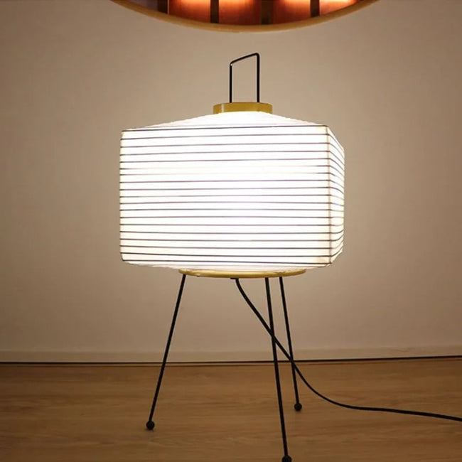 Lampe Japonaise En Papier Riz Pour Décor Zen