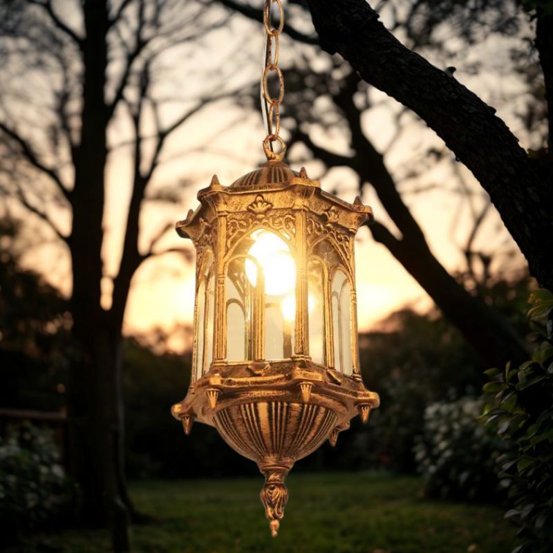 Suspension Extérieur Métal Antique Ambiance Conviviale