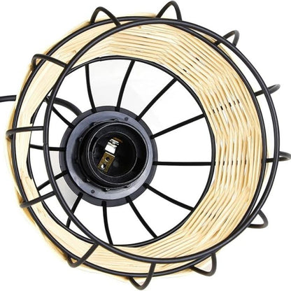 Suspension Industrielle Design Cage Rétro Élégant