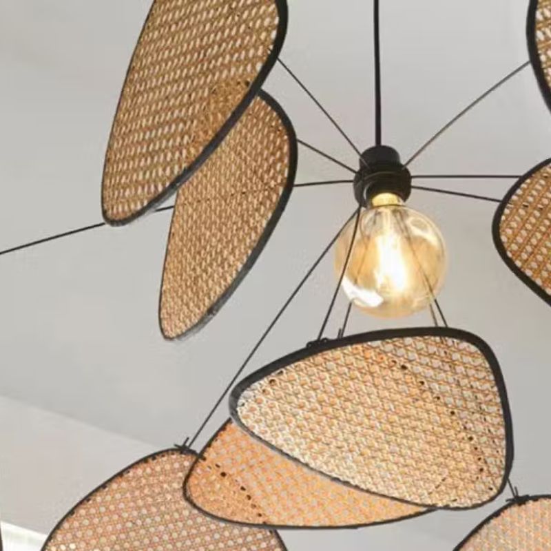 Suspension Japonaise en Rotin Style Raffiné