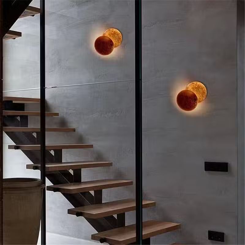 Applique Murale Moderne en Forme d’Éclipse