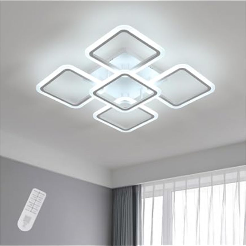 Lampe Moderne Carrée LED À Intensité Variable