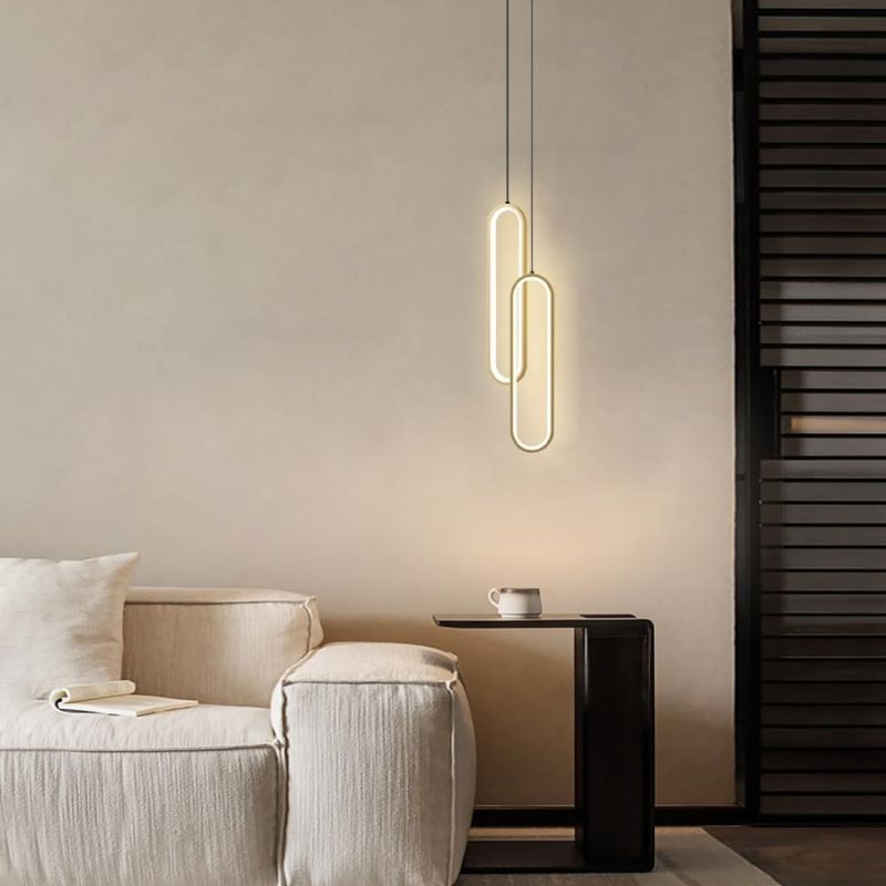 Suspension Escalier Éclairage Nordique Minimaliste