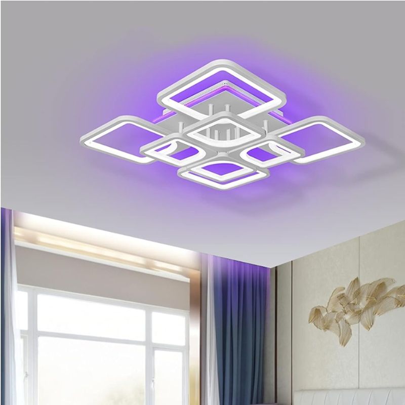 Lampe Moderne Carrée Style Contemporain LED