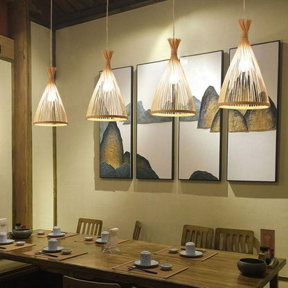 Suspension Design Bambou Raffiné