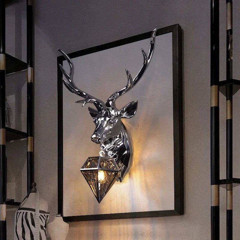 Applique Murale Chambre Silhouette Cerf En Bois