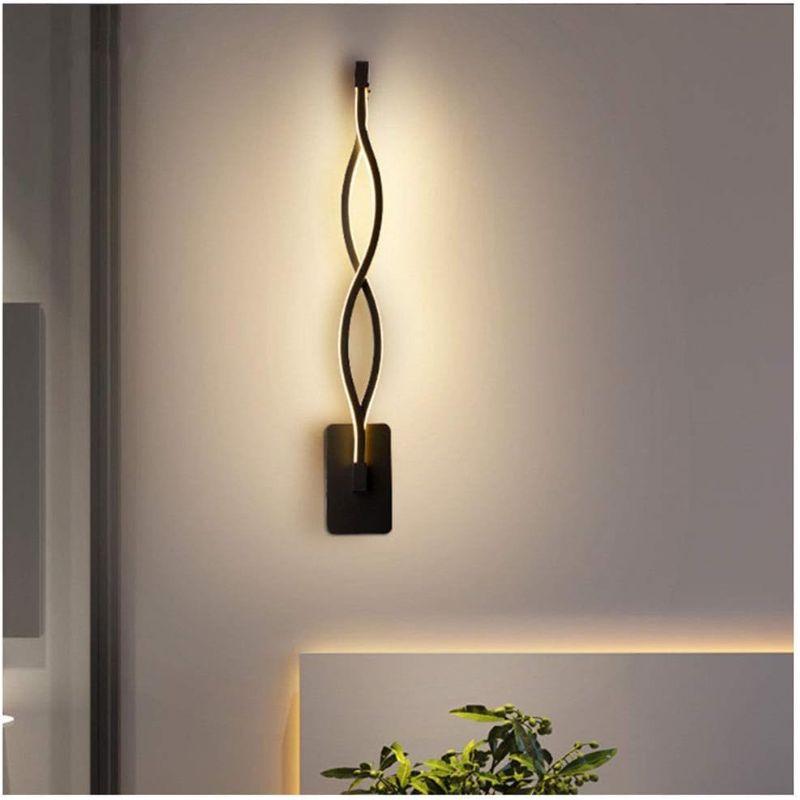 Applique Murale Couloir Design Spirale Moderne
