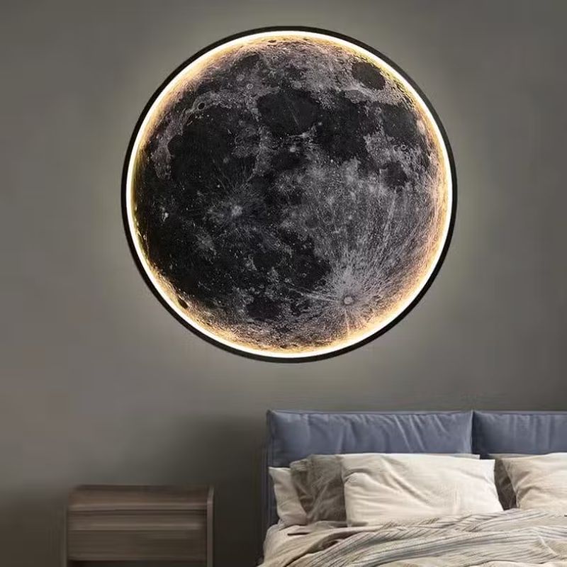 Applique Murale Moderne en Forme de Lune