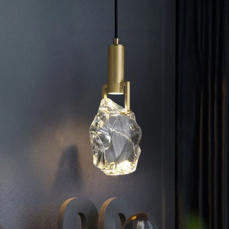 Suspension Minimaliste Finesse En Cristal