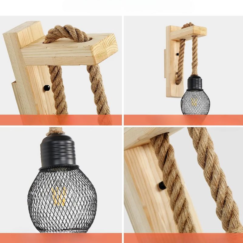 Applique Murale Industrielle Design Rétro En Métal