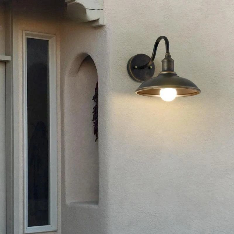 Applique Murale D'Extérieur Design Rétro Chic