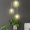 Suspension Moderne en Forme de Boule Transparente