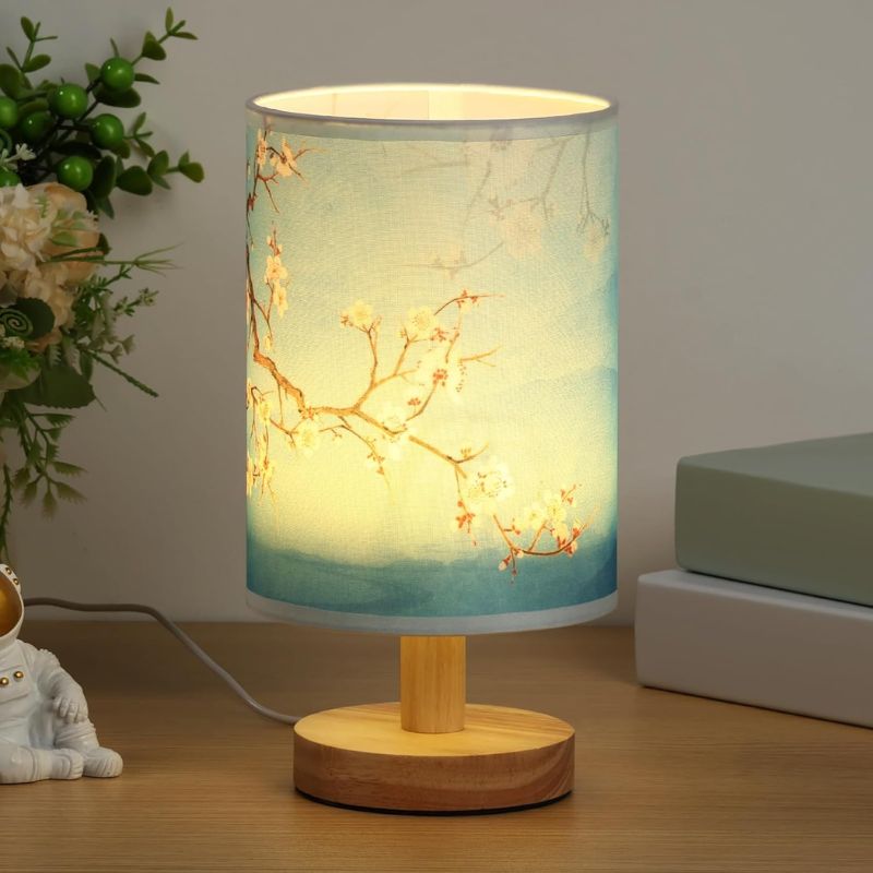 Lampe Japonaise Avec Veilleuse LED Intégrée