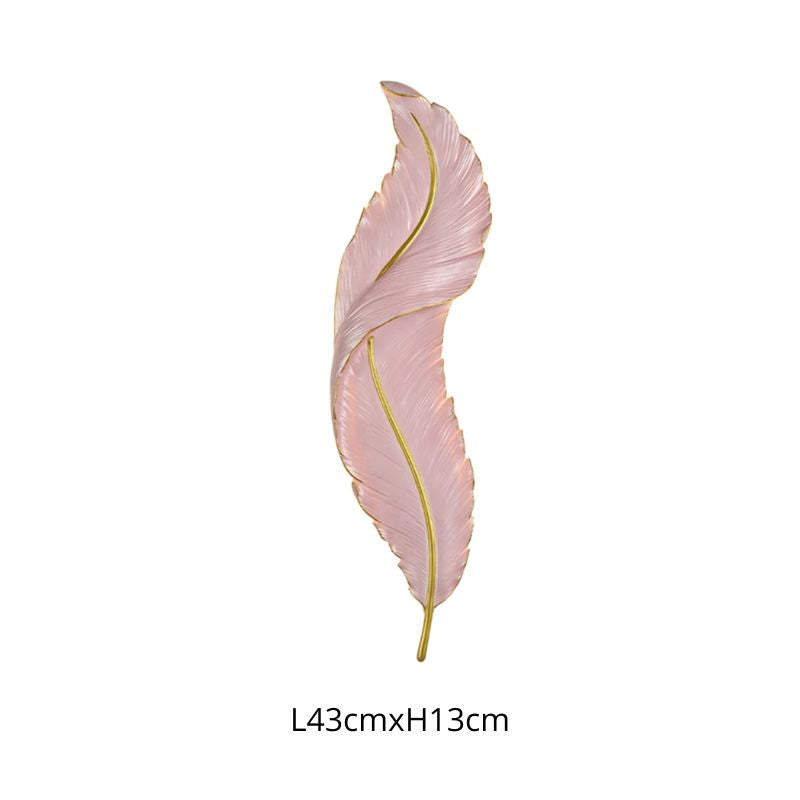 Applique Murale Salon Plume LED Moderne